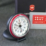 Swiss Army travel alarm clock stands 3