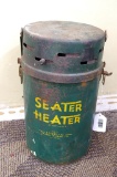 Vintage Seater Heater by Excel Mfg of Franklin Park, Ill. Stands 15