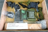 US Military night vision helmet mount, No. 5855-01-457-2953; Head band for PASGT helmet; bag of web