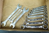 Metric SK snub length box end wrenches up to 18mm, others.