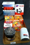 Oil filters, engine control and distributor cap as pictured.