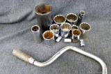 Allen, SK, Williams, Stanley, Wilde, Thorson, K-D, and other sockets up to 36mm; plus a 1/2