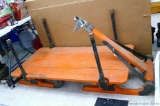 Log sled with ball hitch is great for a four wheeler. Platform is 54