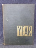 Year 1900-1950 Mid-Century edition book covering historical national and world events. Neat read,