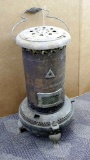 Antique Perfection No. 330 smokeless oil heater is about 2' tall.