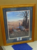Nicely framed and matted 'Bountiful Harvest' Conservation Edition limited edition print by Leo