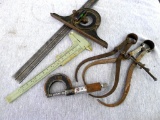 Brown & Sharpe protractor head on a Starrett 12