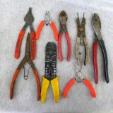 MAC Tools snap ring pliers, wire strippers, other pliers up to 9-1/2