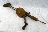Tool collectors - Miller's Falls No. 12 Improved 2-speed Breast Drill with cast iron frame, hi-low