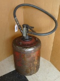 No shipping. Hand pump oiler is about 1-1/2' tall. Nice for topping off hydraulic tanks in the