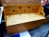 Very nice large bench with storage; measures 48