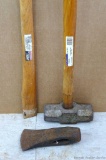 Plumb 10 lbs. mall, splitting mall and 3' handle.
