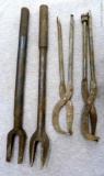 Two ball joint forks and two brake tools.