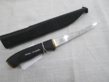 NorMark filet knife is marked Marttiini Finland and is 10-1/2