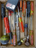 Stanley, Craftsman and other assorted drivers and tools.
