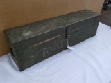 US Military tool crate measures approx. 30