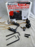 Barnett Crossbow crank cocking device reduces cocking tension to 17 lbs. Box is open, not sure if