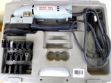 Porter Cable profile sander with case, runs.