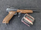 Daisy Powerline 1200 CO2 BB pistol. Action cocks and triggers, no CO2 to test. Comes with partial