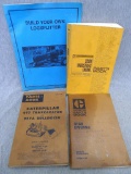 Three Caterpillar parts books and 