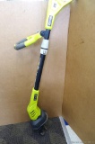 Ryobi Lithium 18V cultivator; needs new battery.