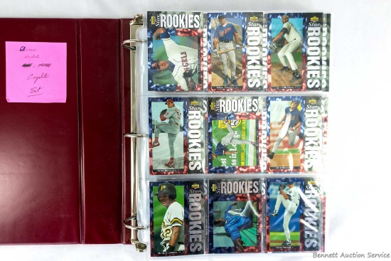 1994 Upper Deck Baseball Hand Collated Binder Set 1-550. Tons of Hall of Famers in this set