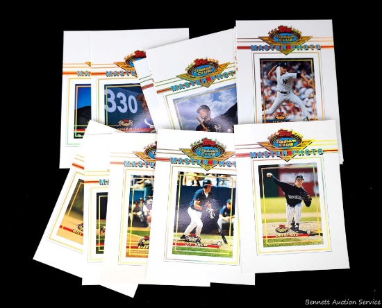 Lot of (15) 1993 Stadium Club Baseball Master Photo Cards. Includes Ripken, Ryan, Bonds, Henderson,