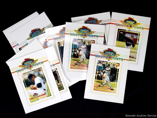 Lot of (18) 1993 Stadium Club Baseball Master Photo Cards. Includes Ripken, Ryan, Bonds, Henderson,