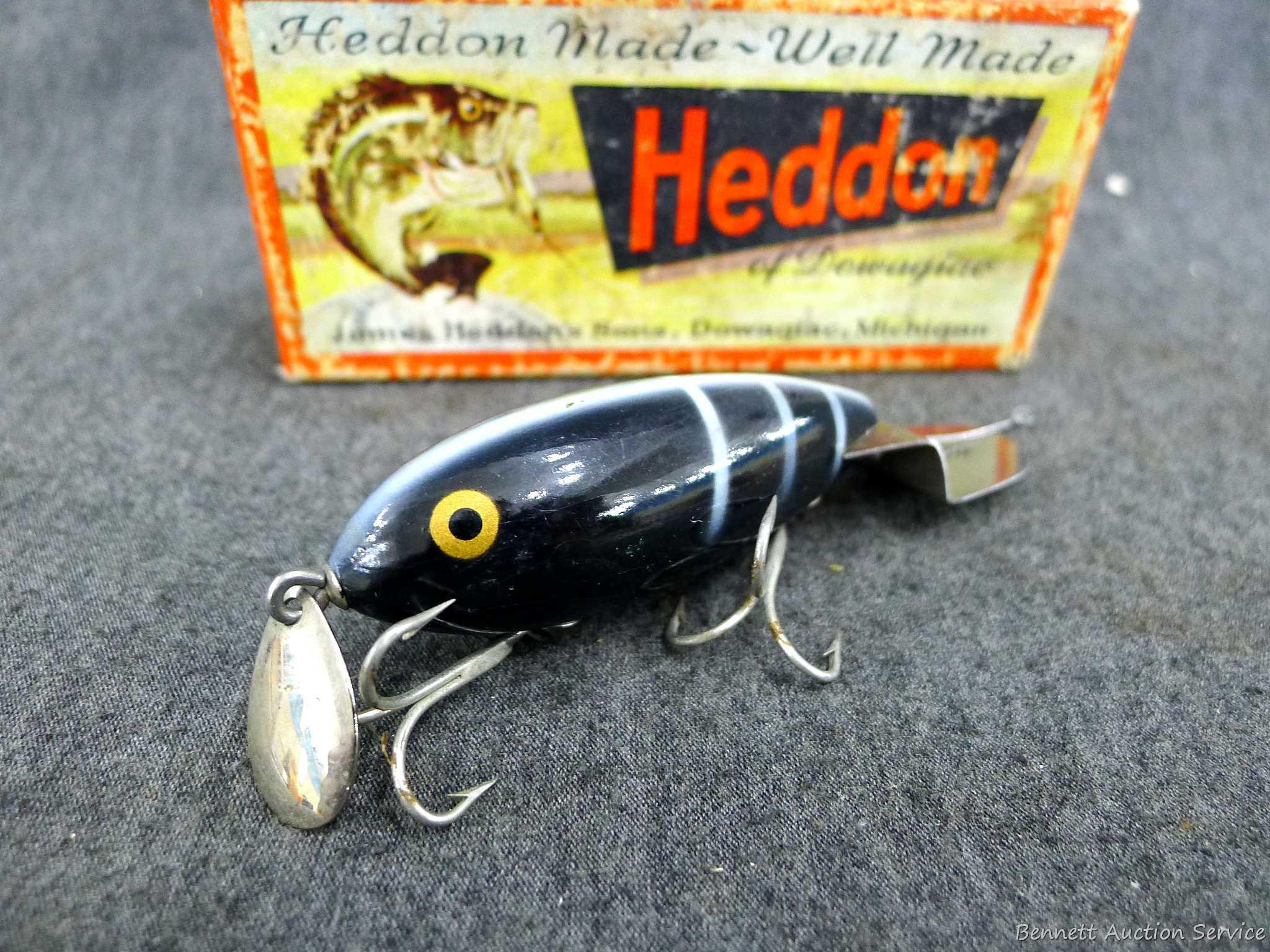 Sold at Auction: (5) Vintage Heddon Fishing Lures In Boxes