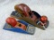 Two nice little hand planes are all metal. Larger about 7