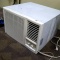 General Electric air conditioner is for use on single outlet circuits only. Runs. About 25