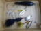 Four vintage and other fishing lures incl a 6