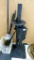 Pneumatic tire changer with tools. Changer stands 39