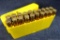 20 rounds of .244 Remington JSP ammunition