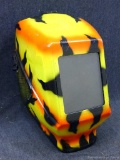 Hot looking Jackson Products welding helmet with quick adjust head gear is in good condition.