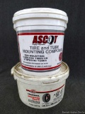No shipping. Partial 7 lb bucket of TipTop brand universal tire mounting paste; partial 8 lb. bucket
