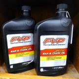 No shipping. Two unopened quarts of FVP bar and chain oil for your chainsaw.