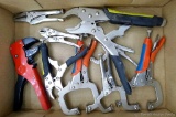 Vise Grip style adjustable clamps incl Pittsburgh and other. Clamps up to 8-1/2