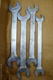Bonney U.S.A open end wrenches. Sizes range from 7/16'' to 7/8''