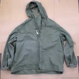 United States Navy military looks like a rain jacket/ /overshirt. In good condition, size XL.