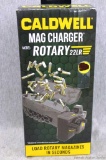 Caldwell Mag Charger is Model Rotary 22LR, looks new. Loads rotary magazines in seconds.