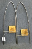 Set of 2 Blake & Lamb Fur Forts hide stretchers; each measures 8-1/2