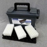 12ga to 16ga shotshell holder, Frontier Cartridge Co. ammunition holders, lockable Buker Hill