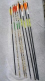 8 Carbon arrows including Wolverine Hunter 6070, CX 300 and Carbon Revolution Xtreme Impact 200.
