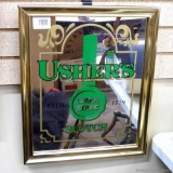 Ushers Green Stripe Scotch mirror is about 15
