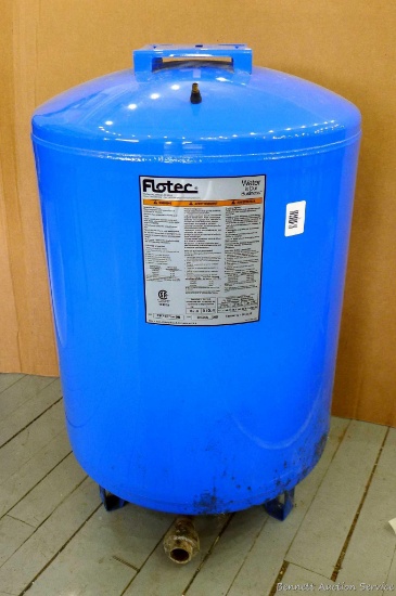 Flotec Model FP7120-08 pressure tank stands 32" tall and is in good condition.