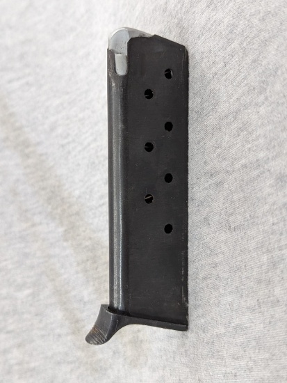 Seller notes that is this magazine holds 8-rounds for a Helwan Super 9mm. About 4-7/8" long overall.