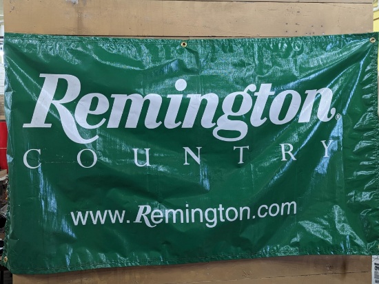 Remington country banner, measures 59"x33"