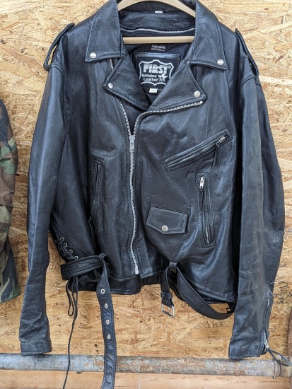 First brand genuine leather jacket with Thinsulate liner. In great condition. Tags on inside marked