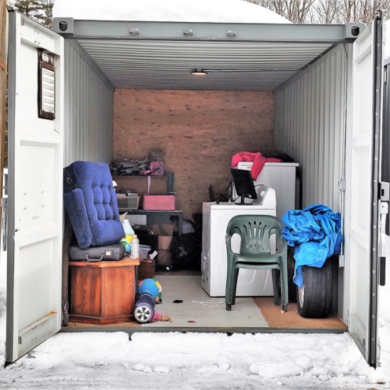 Storage unit B1, County H Storage, Phillips, WI